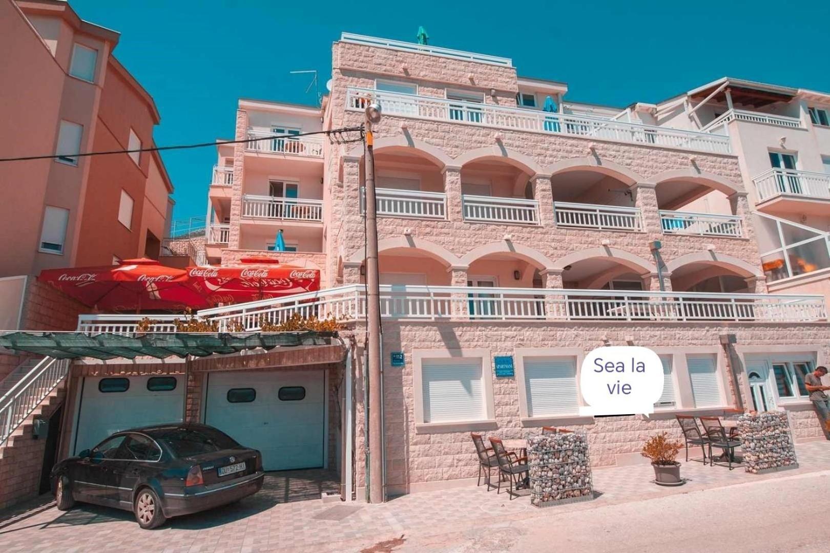 Villa Raguz Sa Privatnom Plazom I Garazom Неум Экстерьер фото